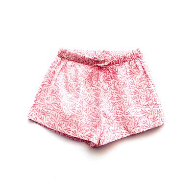 Sleep Shorts: Pink Bud