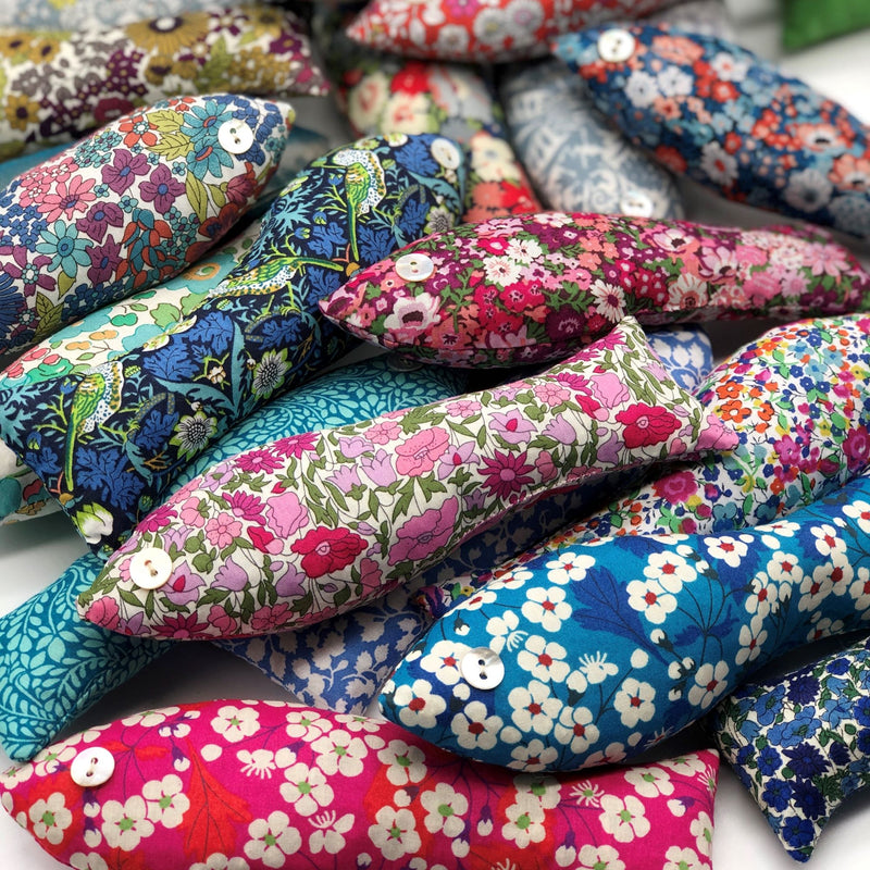 20 Assorted Loose Lavender Fish - Liberty Tana Lawn Fabrics